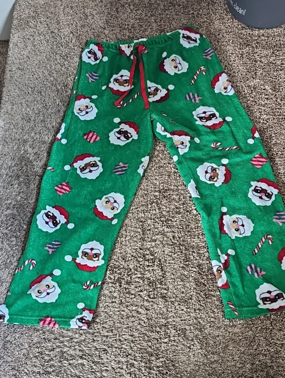 Girls Youth Fleece Pajama Pants. Hotiday Medium